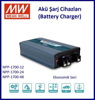 NPP-1700-24, Akü Şarj Cihazı, 24V 50A, Charger, Redresör