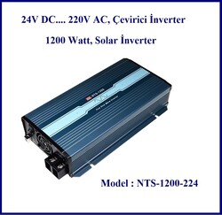 NTS-1200-224-EU, İnverter, 24V-220VAC, Çevirici, 1200W, Dönüştürücü - Thumbnail