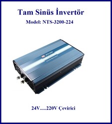 Meanwell - NTS-3200-224, ...INVERTER..., 3200 Watt, Solar, PV, Inverter, 24-220V, Çevirici 