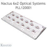 PLL120001, Khatod, Blok Lens, 12li, 6*2, Modul 12, 60 derece, ekstra geniş açı, FWHM, Extra Wide Beam