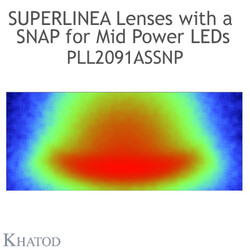  PLL2091ASSNP, Khatod Linear Modul 284mm, Asymmetrical 20° FWHM - Thumbnail