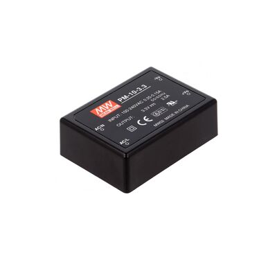 PM-10-3.3 Meanwell 3,3Vdc 2.5Amp Medikal