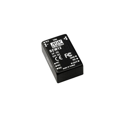 SCW12B-12 Meanwell 18~36Vdc>12Vdc 1000mA