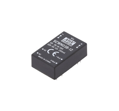 SCWN03B-12 Meanwell 18~36Vdc>12Vdc 250mA