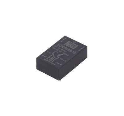 SCWN06B-15 Meanwell 18~36Vdc>+15Vdc 400mA