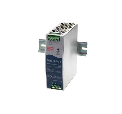 SDR-120-24 Meanwell 24Vdc 5.0Amp DIN Rail