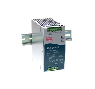 SDR-240-24 Meanwell 24Vdc 10.0Amp DIN Rail