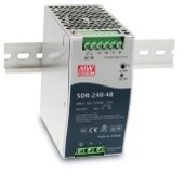 Meanwell - SDR-240-48 Meanwell 48Vdc 5.0Amp DIN Rail