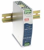 Meanwell - SDR-75-24 Meanwell 24Vdc 3.2Amp DIN Rail