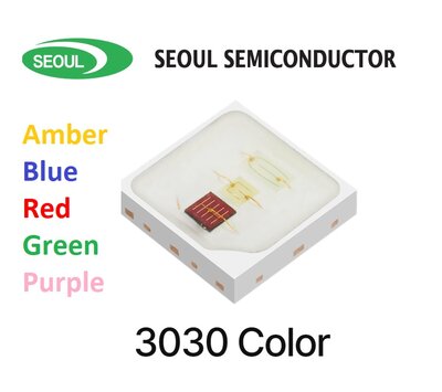 Seoul Led chip, 3030, Yüksek verim, led chip, 3000K, Sıcak beyaz, 4000K, Naturel white, 6500K, Yüksek tavan armatürleri, 24V DALI led uygulamaları