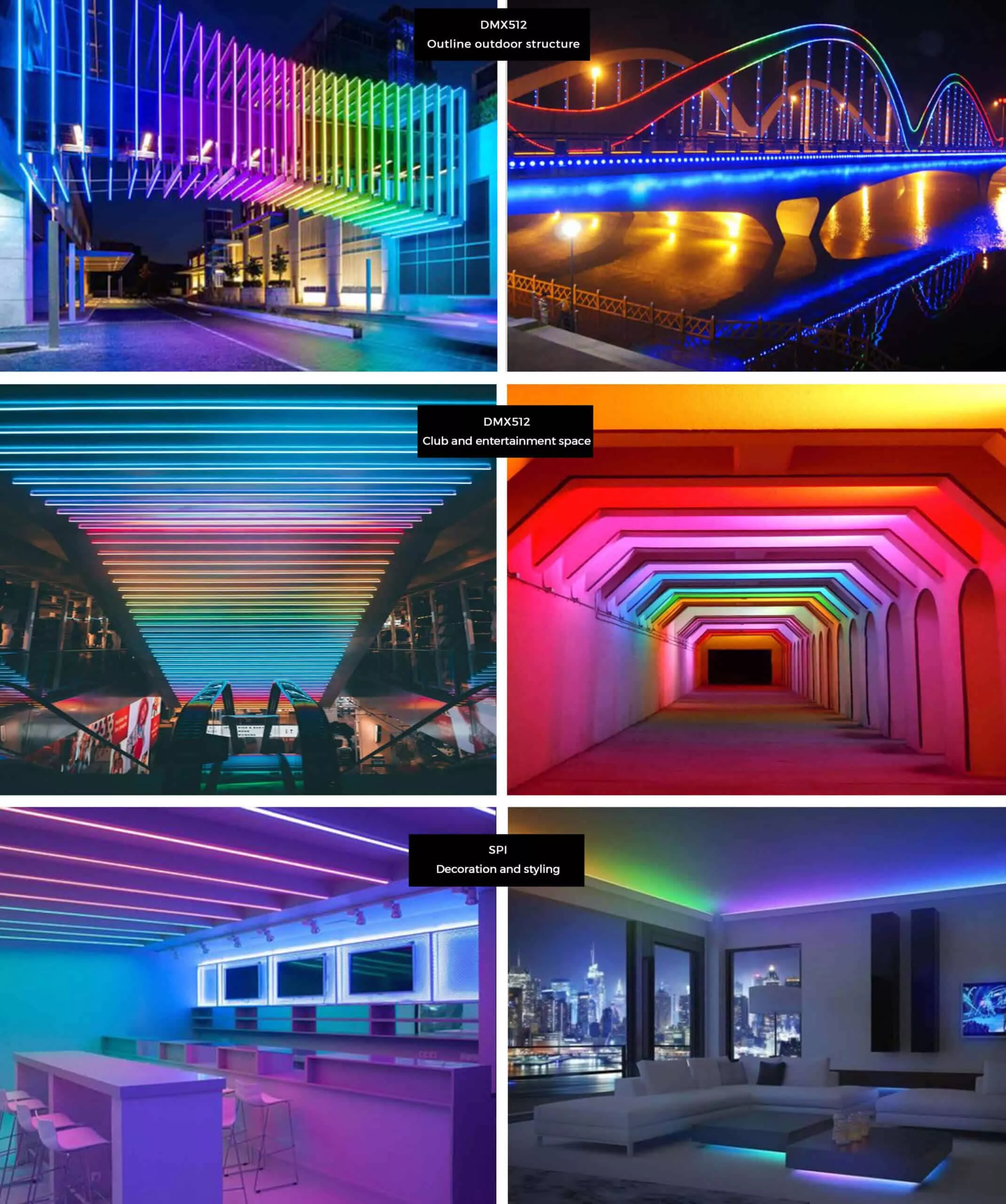 STF0A36C, Seoul Renkli Led, 2835, RGB, Mavi, Kırmızı, Yeşil, Şerit led, Led çubuk, walwasher, ambiyans aydınlatma, Mimari ve Dış cephe renkli aydınlatma - Thumbnail