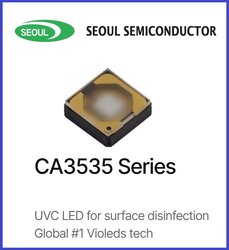 Seoul - CUD7QF1B, UVC Led, Seoul Viosys, Klima hava Temizleme, Sterilizasyon, 275nm UV, Havuz Dezenfeksiyon, Yüzey temizleme (Covid-19 vb.) virüslere karşı 