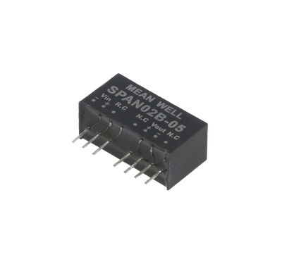 SPAN02B-05 Meanwell 18~36Vdc>+5Vdc 400mA