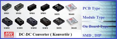 SPRN01N-5, Meanwell, DCDC, Converter, input: 22.8~26.4Vdc, Output 5Vdc, 200mA, Kart tipi, iğne bacaklı