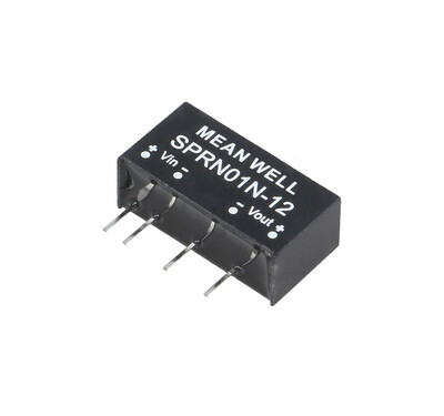 SPRN01N-12 Meanwell 22.8~26.4Vdc>+12Vdc 84mA