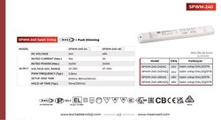 SPWM-240-24DA2, DALI2 240W 24V 10A Led Sürücü DT8 dimable led driver - Thumbnail