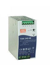 Meanwell - TDR-240-48, Trifaze, Power Supply, Ray Montaj, 3 Faz Güç Kaynakları