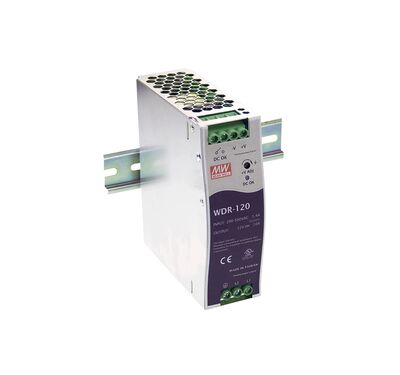 WDR-120-24 Meanwell 24Vdc 5.0A Inp:180~550AC,254~780DC