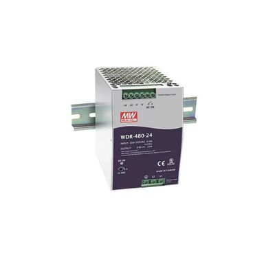 WDR-480-24 Meanwell 24Vdc 20.0A Inp:180~550AC,254~780DC