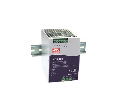 WDR-480-48 Meanwell 48Vdc 10.0A Inp:180~550AC,254~780DC