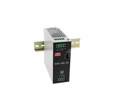 XDR-480-36 - Meanwell 480W AC/DC Ultra ince Endüstriyel Ray Montaj Güç Kaynağı