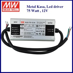 Meanwell - XLG-75-12-A Meanwell 12Vdc,5.0Amp,Current Adj.,(8.4~12Vdc CC)
