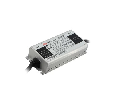 XLG-75-H-A, Meanwell, 36V, 54V, Metal Kasa, IP67, Led Driver
